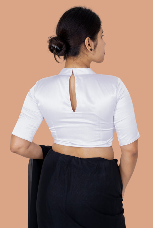 White Regular Sleeve Blouse