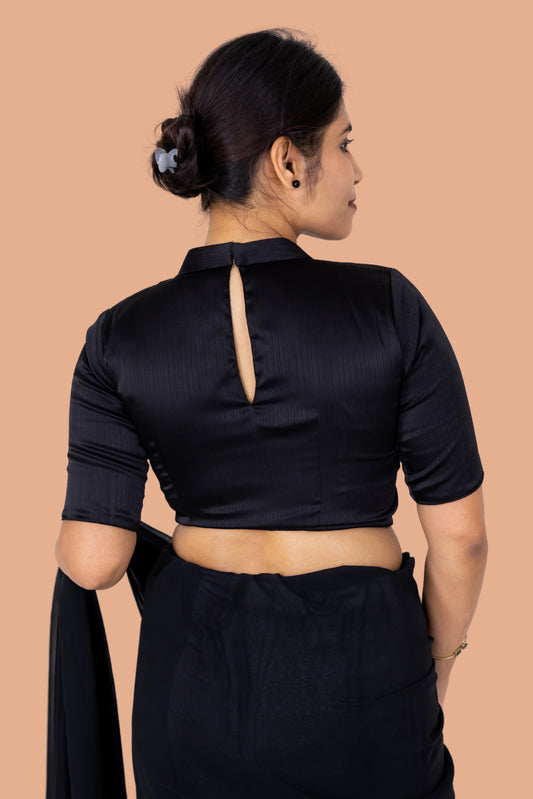 Black Regular Sleeve Blouse