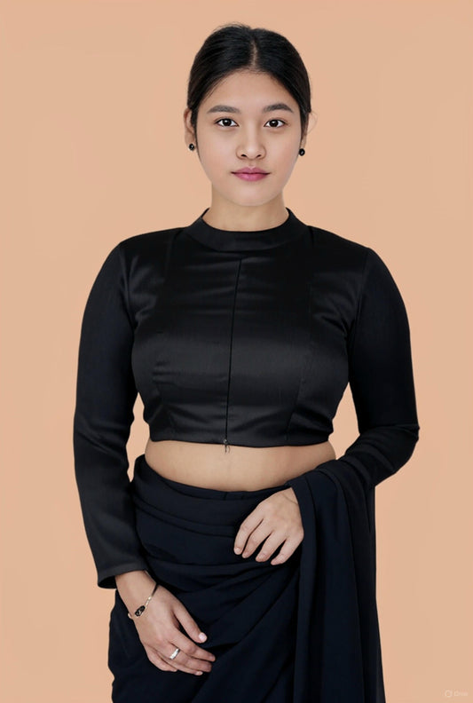 Black Full Sleeve Blouse