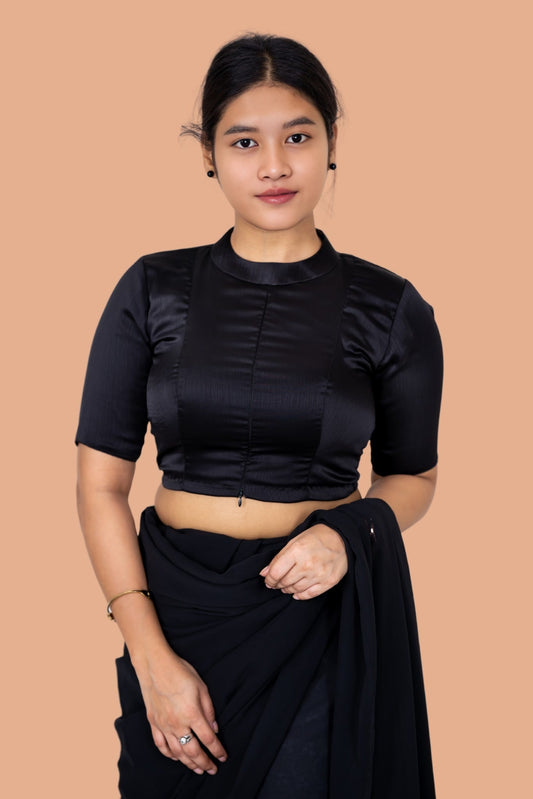 Black Regular Sleeve Blouse