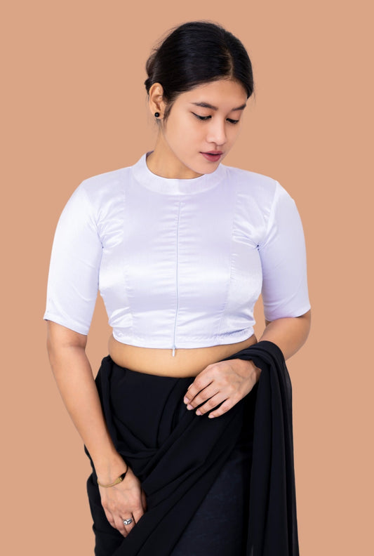 White Regular Sleeve Blouse