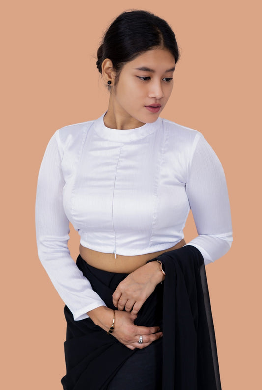 White Full Sleeve Blouse